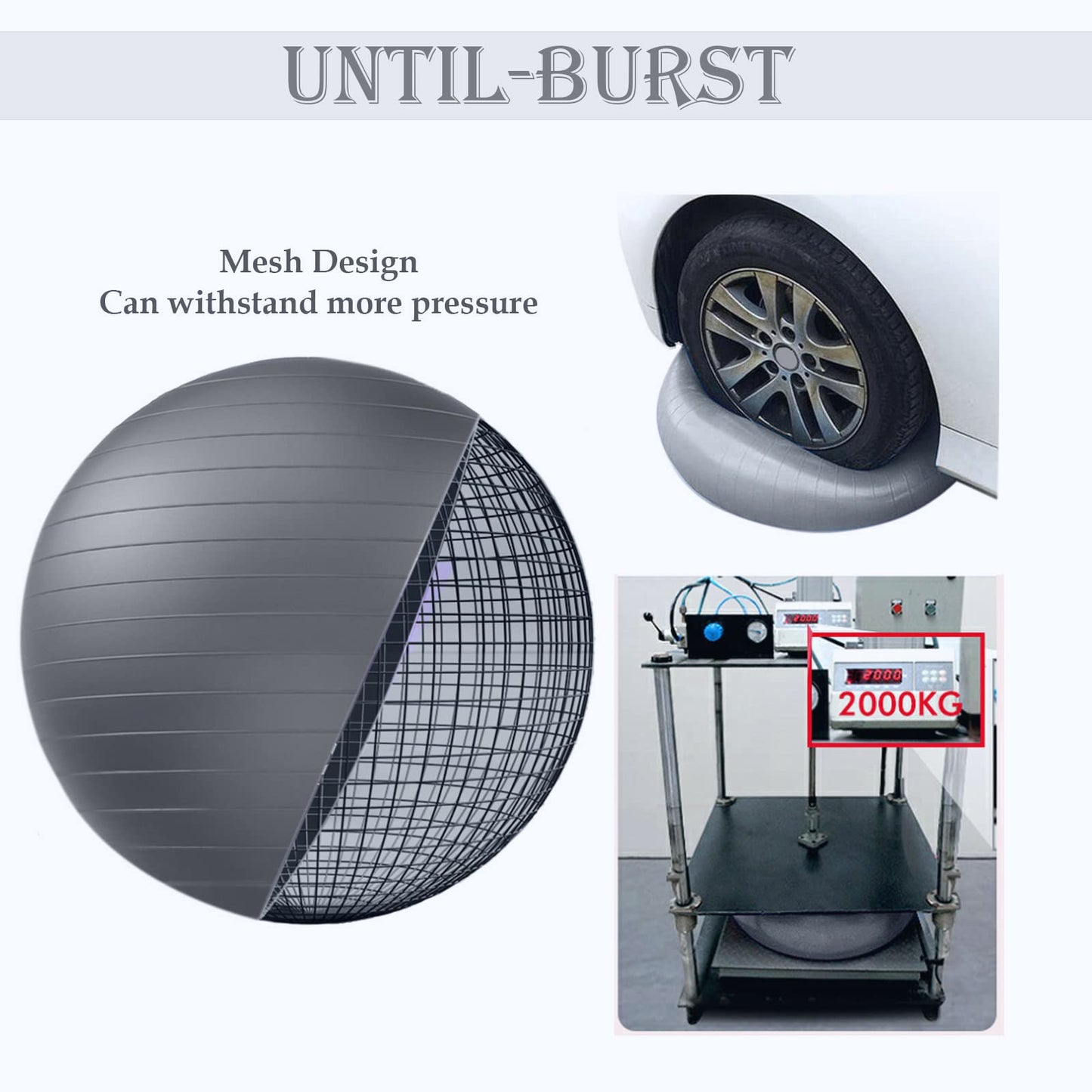 Soft Exercise ball, Anti-Burst Yoga Ball Chair Supports 2200lbs, Stability Swiss Ball w/ Pump for Pregnancy Birthing, Excersize, Workout, Fitness, Balance, Gym, Physio, Abs (Office & Home & School)
