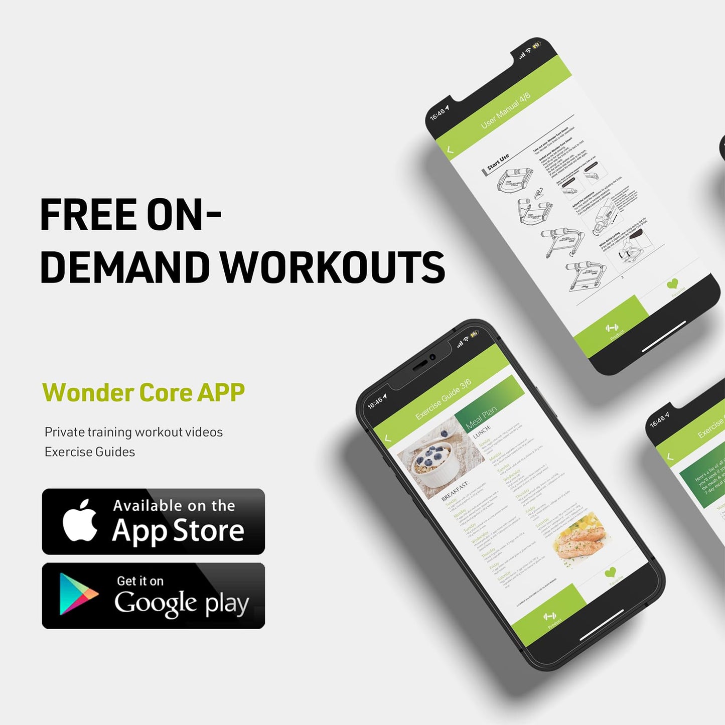 WONDER CORE Smart, Ab Workout Equipment, Sit Up Machine & Exercise Equipment, Ab Crunch Machine for Stomach Workout, Ab Core Trainer Abdominal Machine, Fitness Equipment for Home Gym