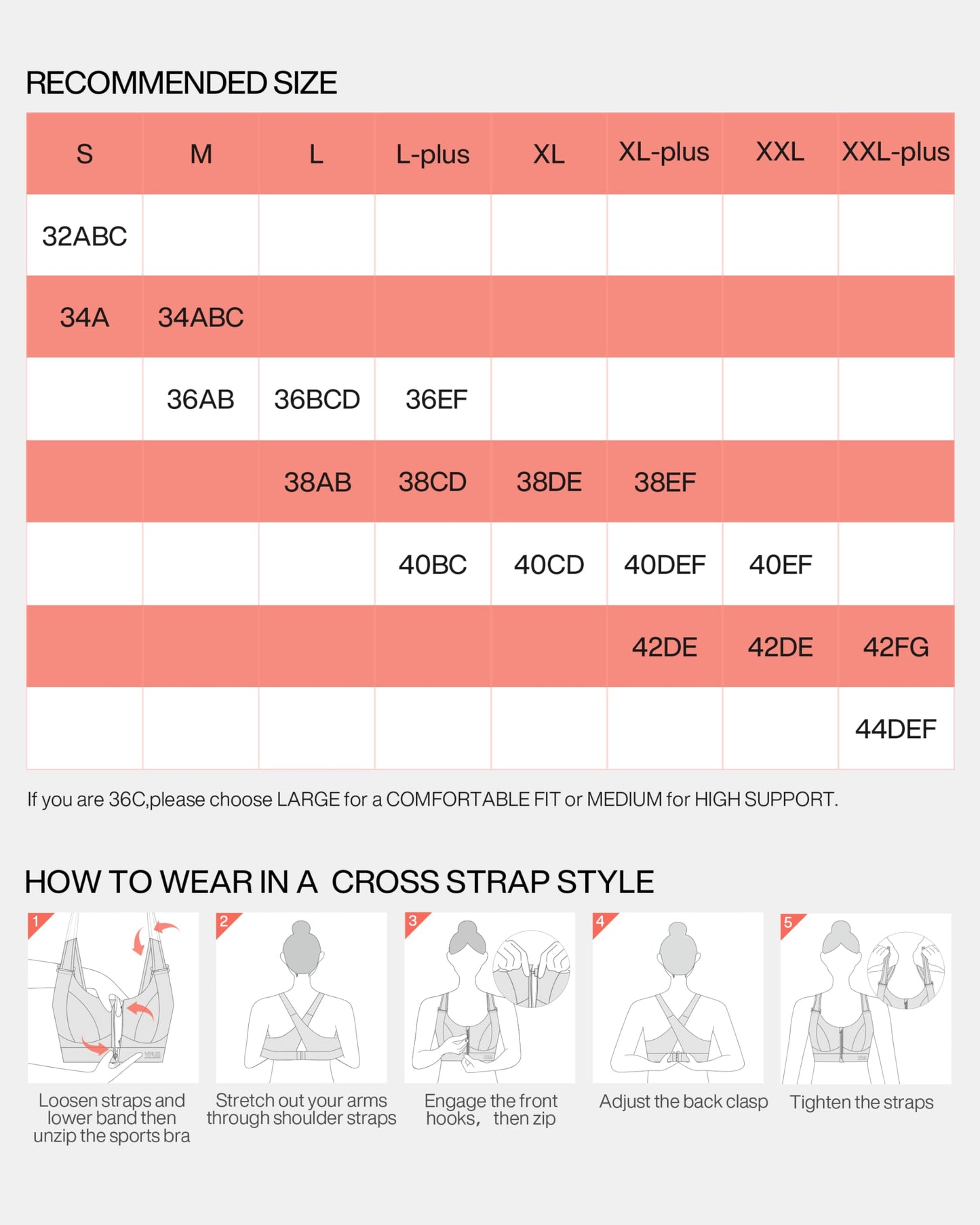 Zip Front Adjustable High Impact Sports Bras for Women Premium Quality Full Coverage Workout Running Removable Pads